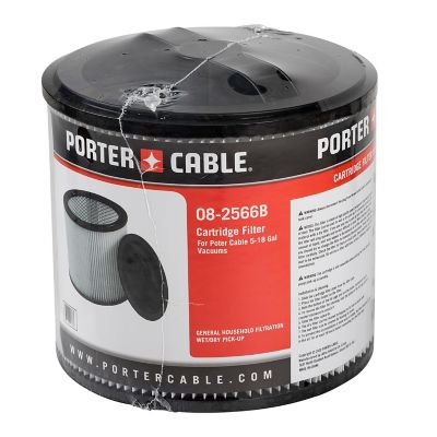 Image showing  Cartridge Filter for Porter Cable and Most Other Brands Wet/Dry Vacuums