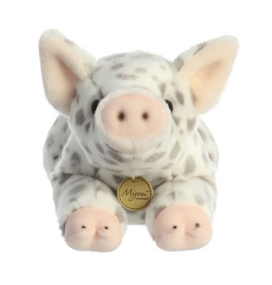 Aurora World Miyoni Spotted Pig Plush Toy 11" Long 