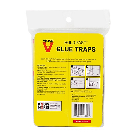 Victor Hold-Fast Glue Rat Traps, 2 Pack