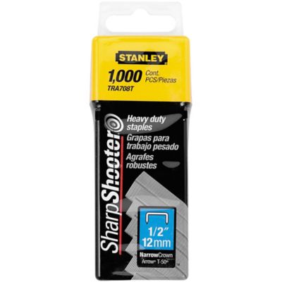 Stanley 1/2 in. Heavy-Duty Staples, 1,000 ct.