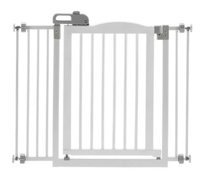 Image showing  One-Touch Pet Gate II, 32.1 in. to 36.4 in., White