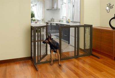 richell freestanding pet gate large