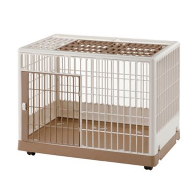 Richell 1-Door Plastic Training Pet Kennel, For Small to Medium Dogs 18 to 44 lbs.