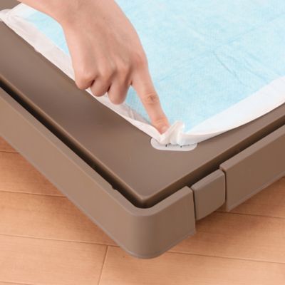 Image showing  1-Door Plastic Training Pet Kennel, For Small to Medium Dogs 18 to 44 lbs.