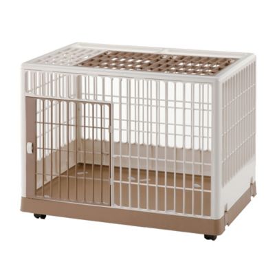 Image showing  1-Door Plastic Training Pet Kennel, For Small to Medium Dogs 18 to 44 lbs.
