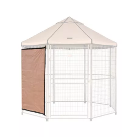 Pet Gazebo Sun Shade 8 ft. Dog Kennel Covers & Pans