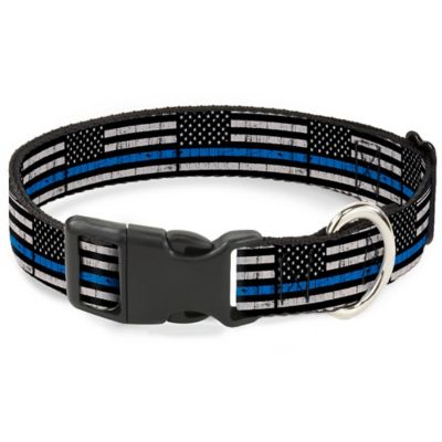 Thin blue hot sale line collar