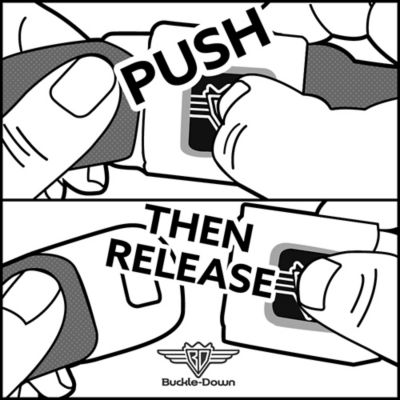 Image showing  Captain America Face Turns/Shield Close-Up Seatbelt Buckle Dog Collar