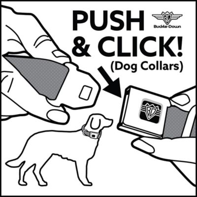 Image showing  Captain America Face Turns/Shield Close-Up Seatbelt Buckle Dog Collar
