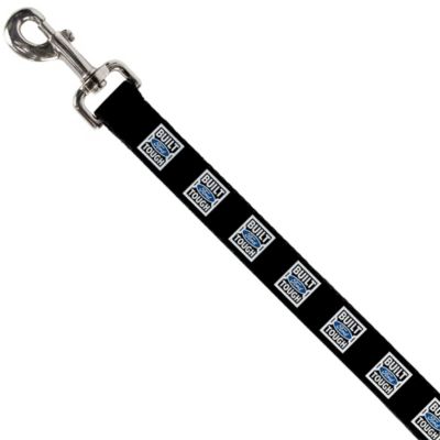 Image showing  Built For Tough Nylon Dog Leash, 4 ft., Black/White/Blue