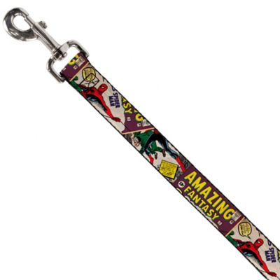 Image showing  Spider-Man Amazing Fantasy Cover Pose Nylon Dog Leash, 6 ft.