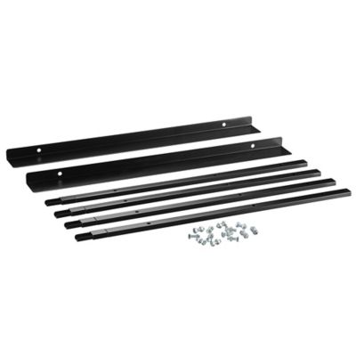 Image showing  Rust-Resistant Steel Stackable Rabbit Cage Frame Kit, 24 in. x 24 in., Black