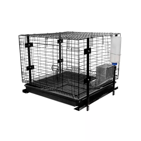 DuMOR Heavy Duty Rabbit Hutch Kit 24 in x 24 in. Small Pet Cages