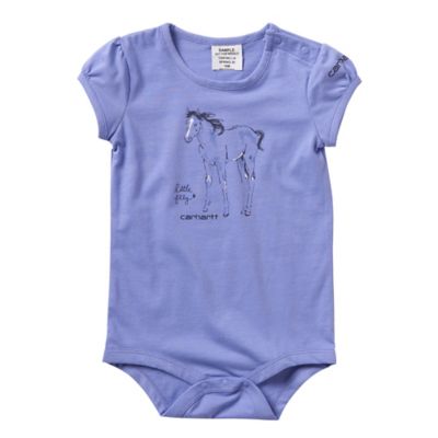 Carhartt Infant Girls' Little Filly Horse Bodyshirt