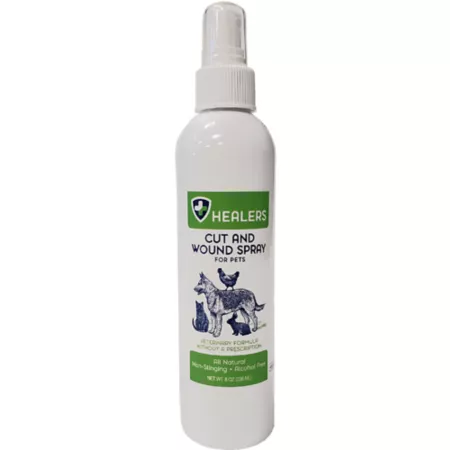 Healers Natural Pet Wound Spray 8 oz. Small Pet Health