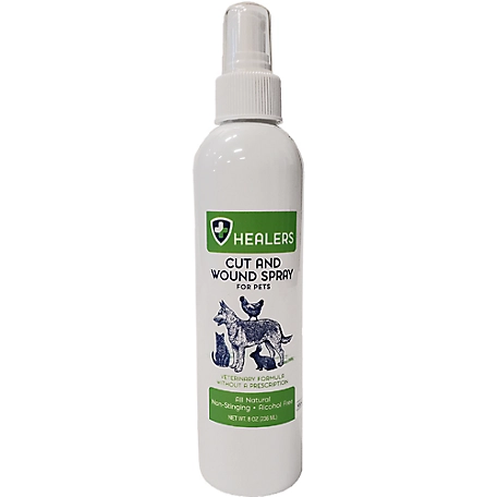 Healers Natural Pet Wound Spray, 8 oz.