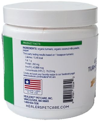 Image showing  Turmeric Golden Paste Immune System Support Powder Mix Supplement for Dogs, 3.5 oz.