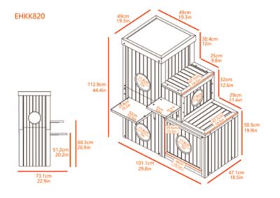 Image showing  Kitty Katio House Made with ECOFLEX