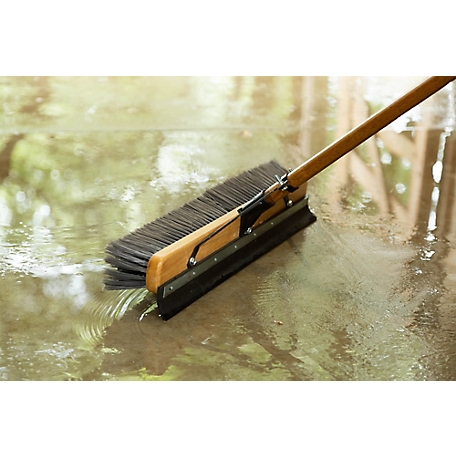 24 Ultra-Slim Cleaning Brush with Long Handle, Medium (V4197) – Atesco  Industrial Hygiene