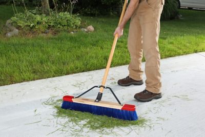 Harper Best In Class 24 In Assembled Outdoor Rough Surface Push Broom With Steel Brace 197924a At Tractor Supply Co