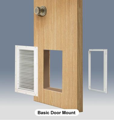 Image showing 7 th High Tech Pet Armor Flex Pet Door with Magnetic Closure for Door and Wall Installation, Large
