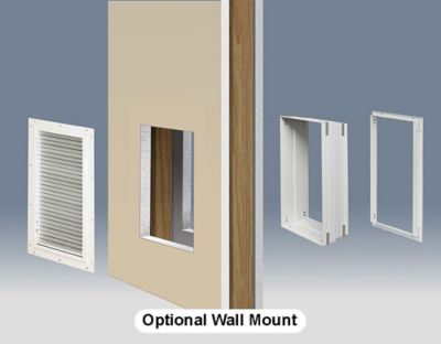 Image showing 8 th High Tech Pet Armor Flex Pet Door with Magnetic Closure for Door and Wall Installation, Large