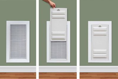 Image showing  Complete Pet Door Kit with Wall Tunnel, Small