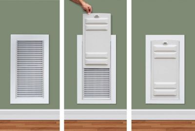 Image showing  Complete Pet Door Kit with Wall Tunnel, Medium