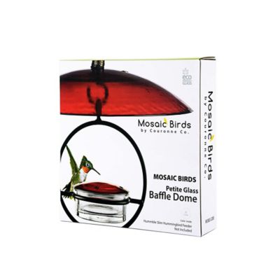 Image showing  Bird Feeder Glass Weather Dome, 11 in., Clear