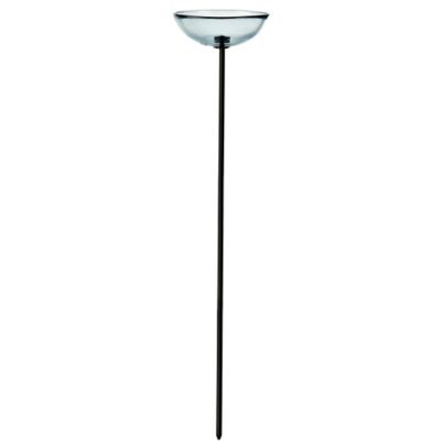 Mosaic Birds Poppy Stake Bird Feeder, 4.7 oz. Capacity, Clear