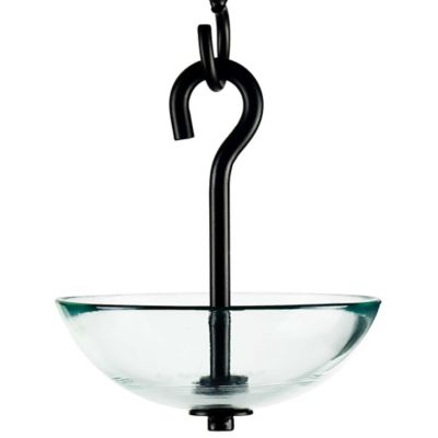 Mosaic Birds Single Hanging Poppy Bird Feeder, 4.7 oz. Capacity, Clear