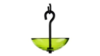 Image showing  Single Hanging Poppy Bird Feeder, 4.7 oz. Capacity, Lime
