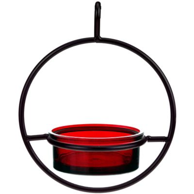 Mosaic Birds Hummble Basic Bird Feeder, Red