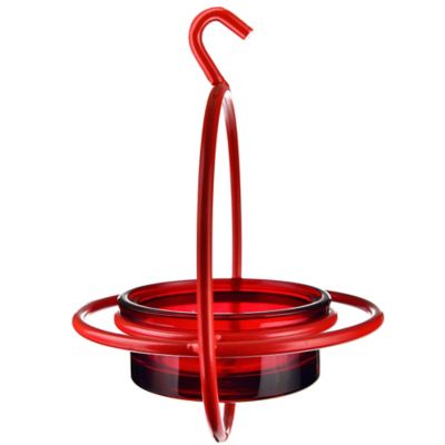 Image showing  Hummble Bold Bird Feeder, 3.4 oz. Capacity, Red