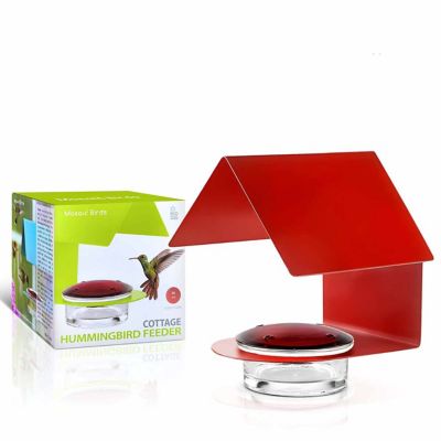 Image showing  Cottage Hummingbird Feeder, 3.4 oz. Capacity, Orange