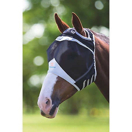 Shires Fine Mesh Horse Fly Mask with Ear Holes