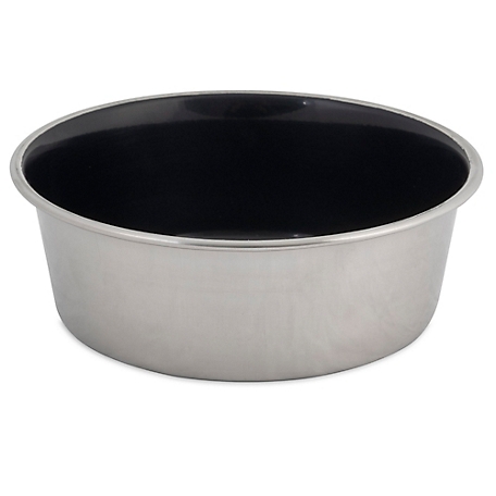 Petmate Non-Skid Stainless Steel Heavy Pet Bowl, 4 Cups, 1-Pack