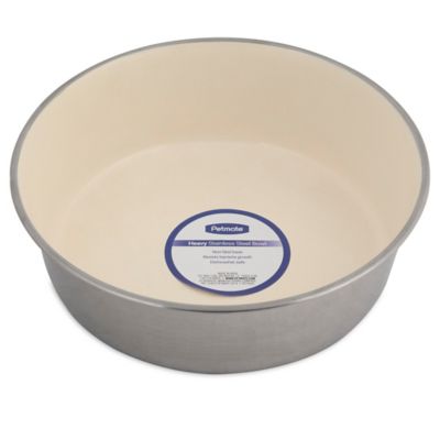 Petmate Non-Skid Stainless Steel Heavy Pet Bowl, 11.38 Cups, 1-Pack