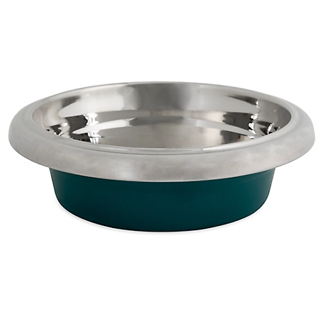 Petmate Non-Skid Stainless Steel Easy Grip Pet Bowl, 11.38 Cups
