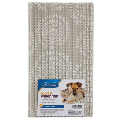 Petmate Ribbed Foam Food and Water Dog Placemat