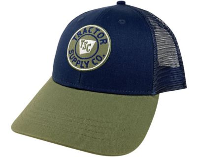 Tractor Supply Circle Embroidered Cap, Navy/Olive at Tractor Supply Co.