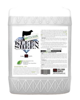 Sullivan Supply Kleen Sheen Daily Cow Hair Conditioner, 5 gal.