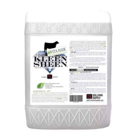 Sullivan Supply Kleen Sheen Daily Cow Hair Conditioner 5 gal. Livestock Shampoos & Conditioners