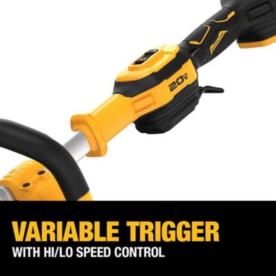 Image showing 6 th DEWALT 14 in. 20V Max Straight Shaft Cordless String Trimmer, Battery and Charger Included