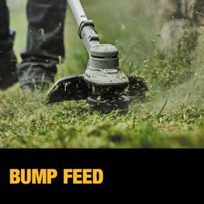 Image showing 7 th DEWALT 14 in. 20V Max Straight Shaft Cordless String Trimmer, Battery and Charger Included