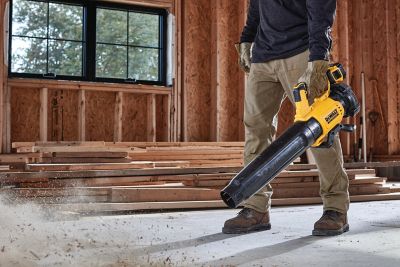 Image showing 6 th DEWALT 125 MPH/450 CFM 20V Max Cordless Handheld Leaf Blower, Battery and Charger Included