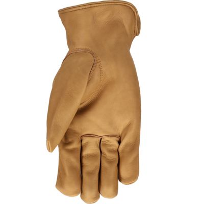 Image showing  Men's Water-Resistant Leather Driver Gloves, Large, 1-Pair