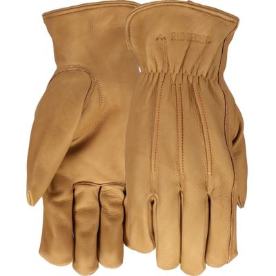 Ridgecut Water-Resistant Leather Driver Gloves, Large, 1 Pair