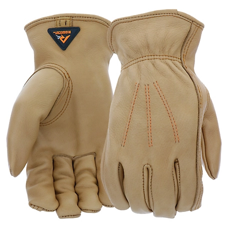 Ridgecut Water-Resistant Leather Driver Gloves, Large, 1 Pair
