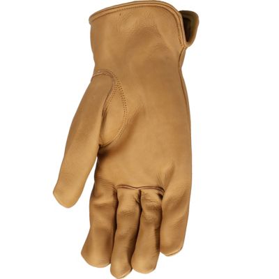 Image showing  Men's Water-Resistant Leather Driver Gloves, Large, 1-Pair